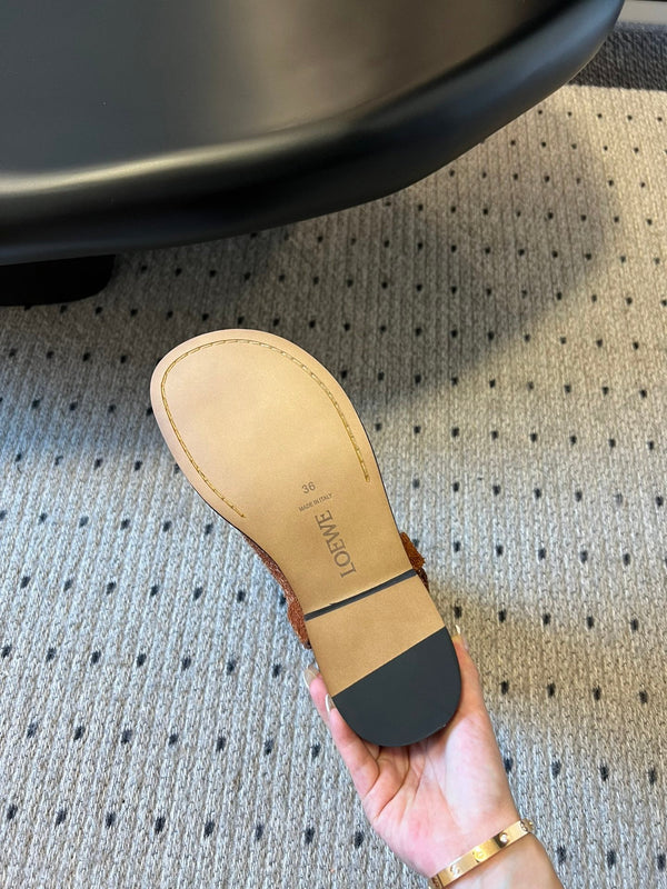 Loewe knight boots caramel brown suede cowhide 478448