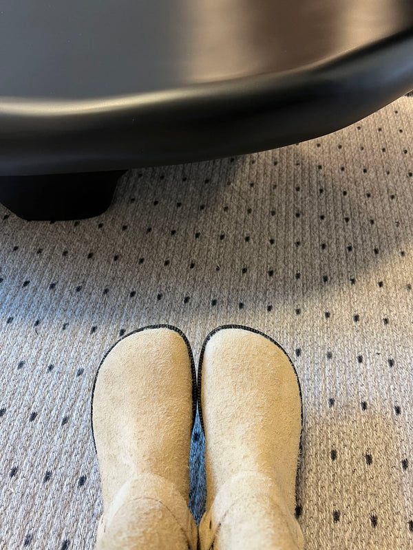 Loewe knight boots beige suede cowhide 478449