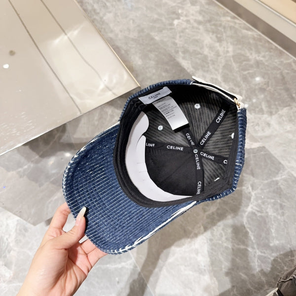 Celin Cap Blue Cotton Fabric 210414