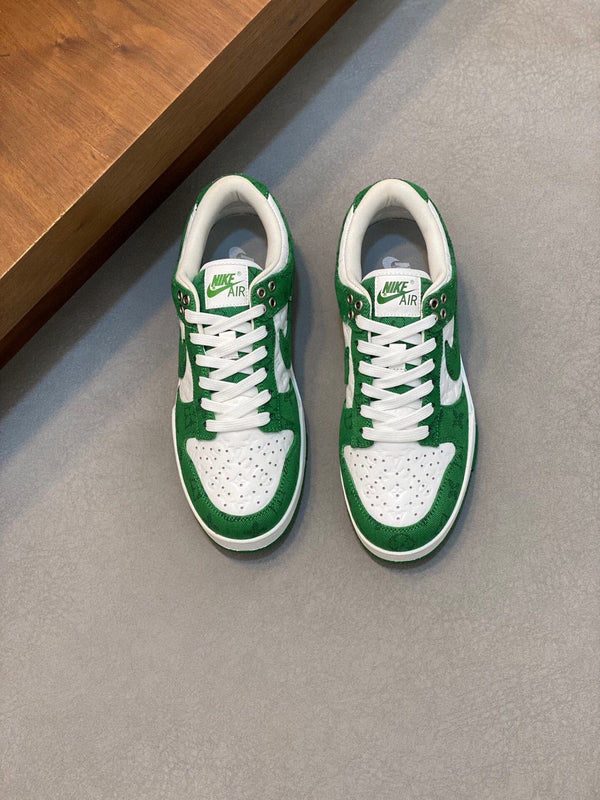 AIR TRAINER IN COOL GREEN MIX WHITE CALFSKIN