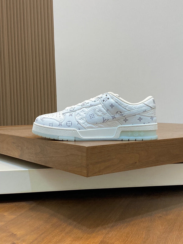 SCARPA AIR TRAINER IN VITELLO BIANCO