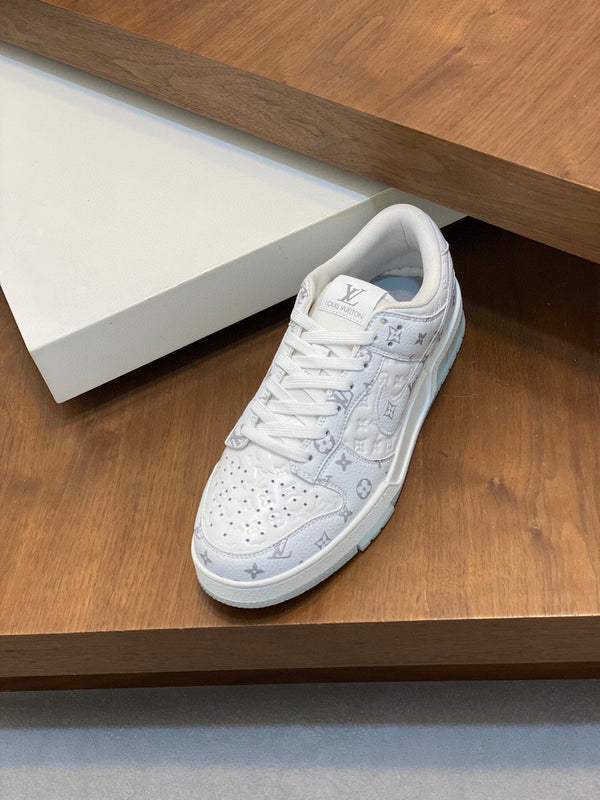 SCARPA AIR TRAINER IN VITELLO BIANCO