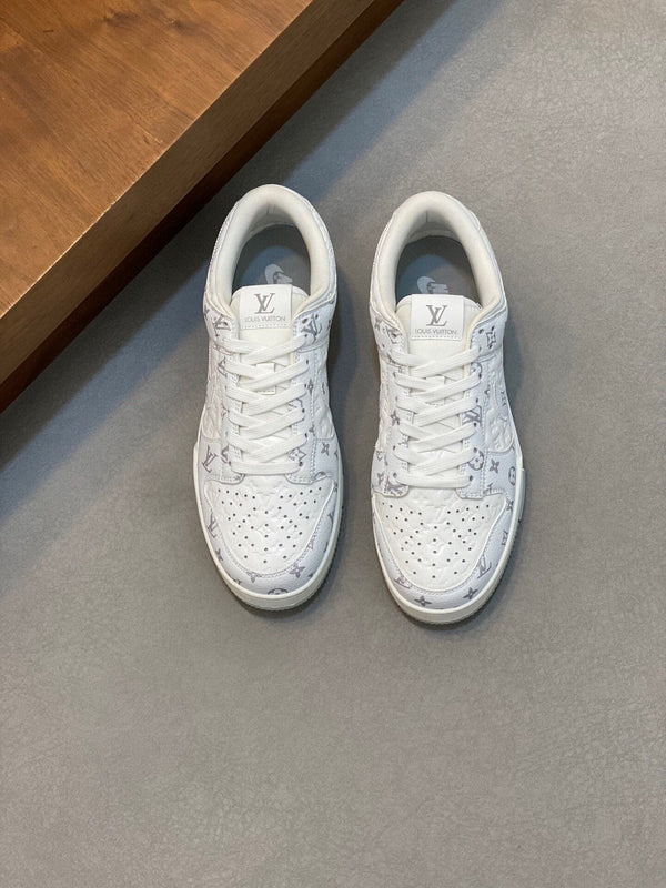 SCARPA AIR TRAINER IN VITELLO BIANCO