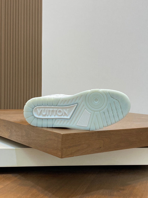 SCARPA AIR TRAINER IN VITELLO BIANCO