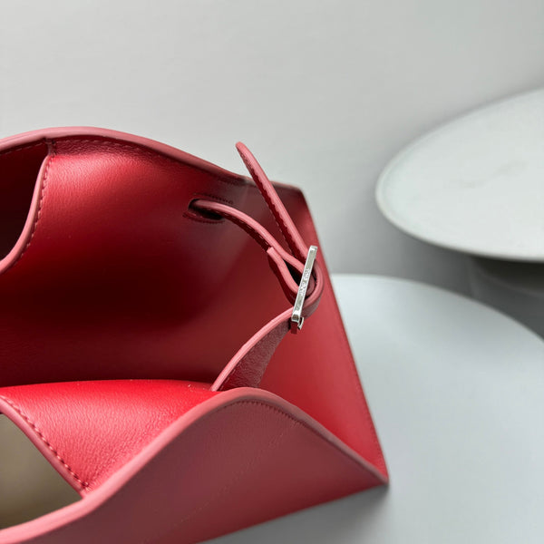 The Row Margaux 17 Red Leather