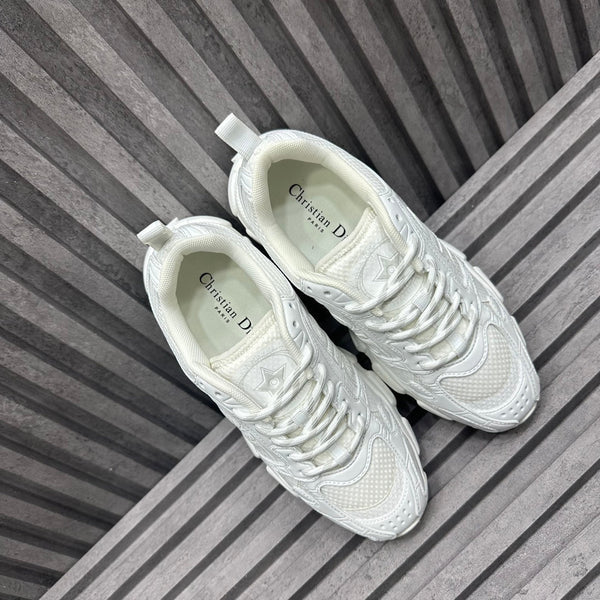 CD CHRONO SNEAKER WHITE CALFSKIN