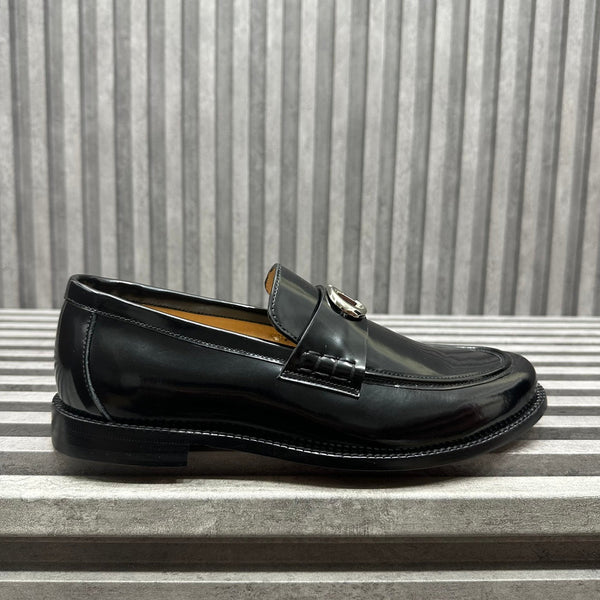 CD SYMBOL GRANVILLE LOAFER GLOSSY BLACK CALFSKIN