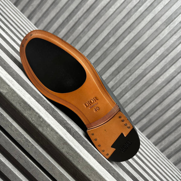 CD SYMBOL GRANVILLE LOAFER BLACK CALFSKIN