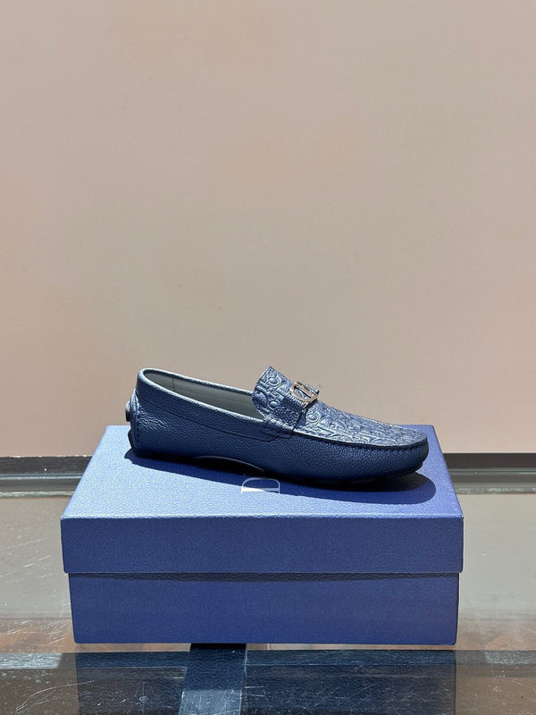 CD ODÉON LOAFER COBALT CALFSKIN