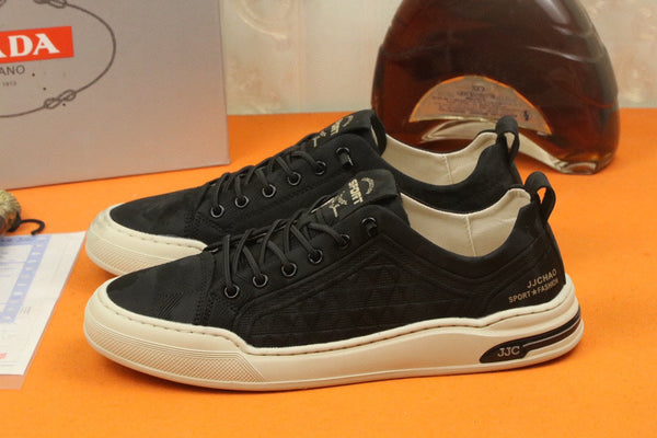 PRA SNEAKER IN BLACK CARO SUEDE CALFSKIN