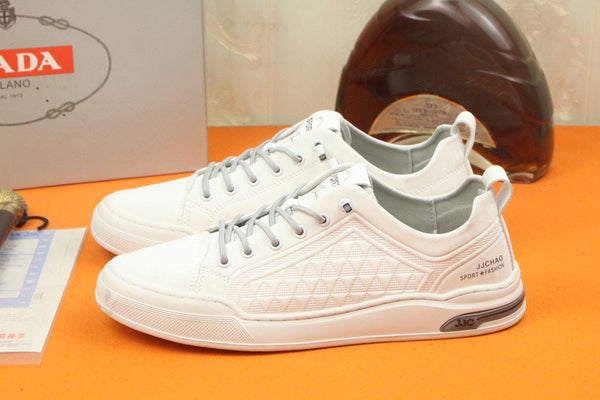 PRA SNEAKER IN WHITE CARO SUEDE CALFSKIN