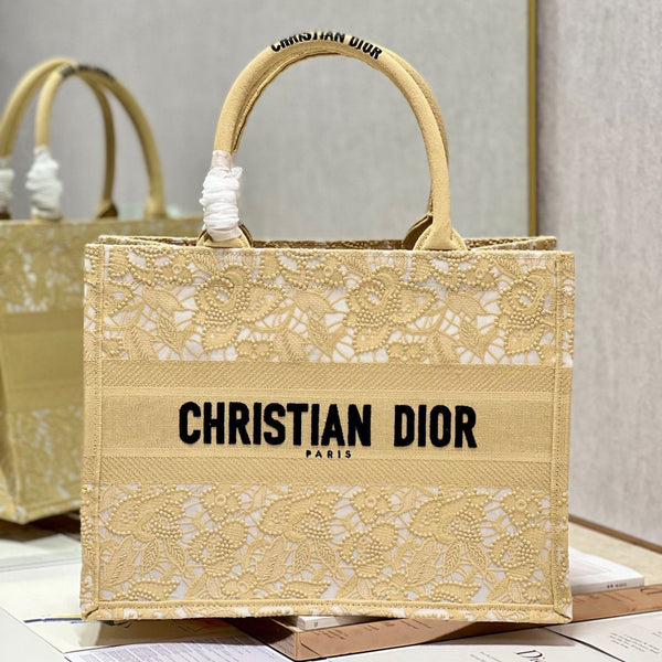 CD Mesh apricot Book Tote Bag Canvas 336534