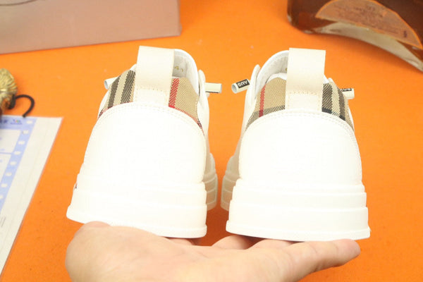 SCARPA DA STIVALETTO PRA IN VITELLO BIANCO E TESSUTO RICAMATO COLOR TAN