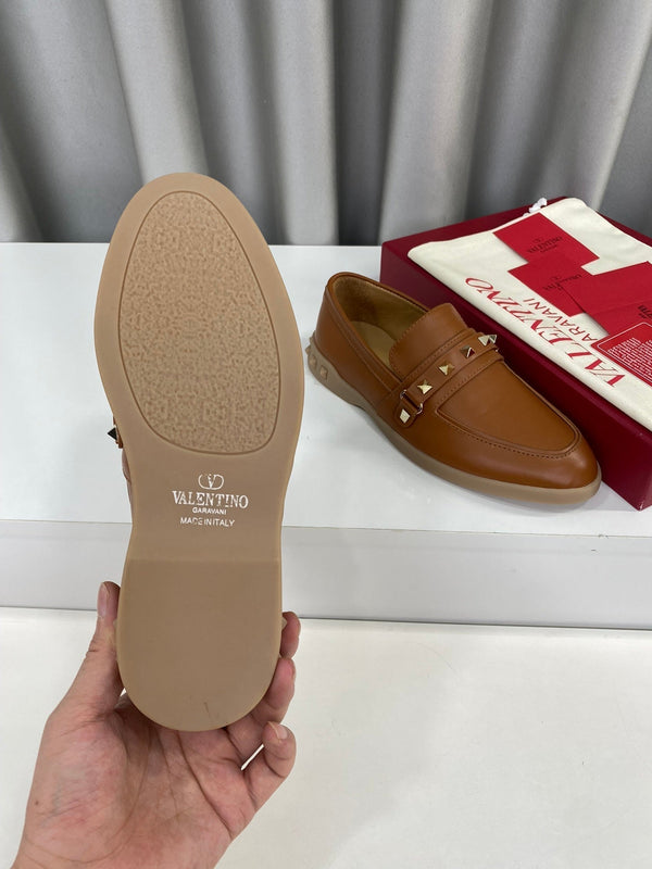 MOCASSINO LEISURE FLOWS SPLIT IN PELLE DI VITELLO MARRONE BRONZO