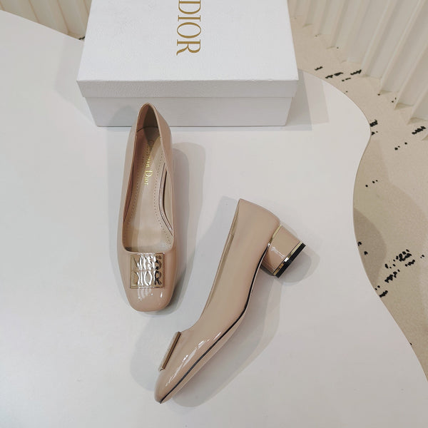 Miss Dior Pump 40mm In Beige Cowhide 111364