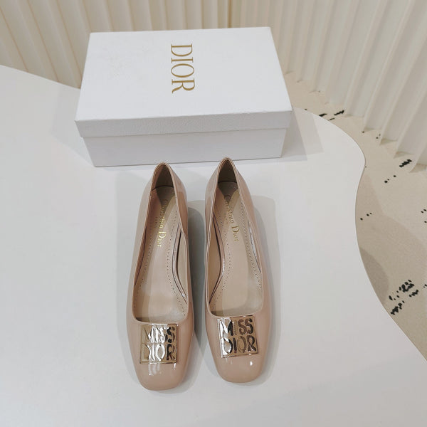 Miss Dior Pump 40mm In Beige Cowhide 111364