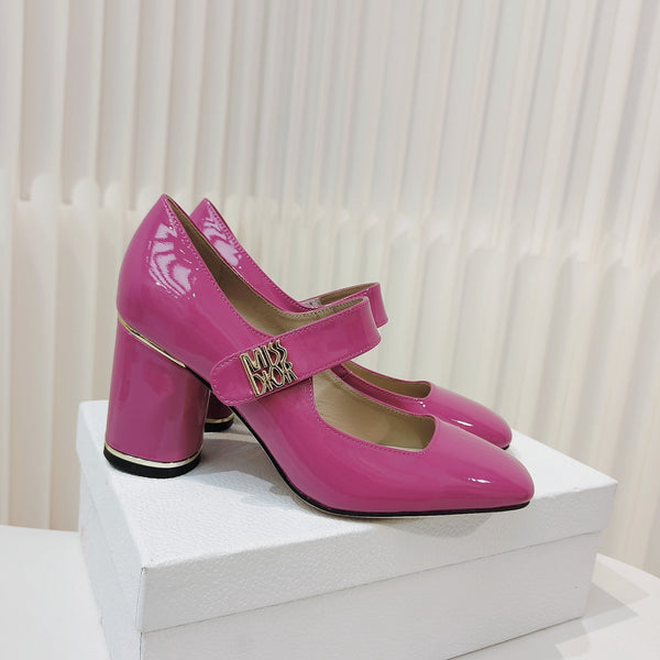 Miss Dior Pump 85mm In Deep Pink Cowhide 111357