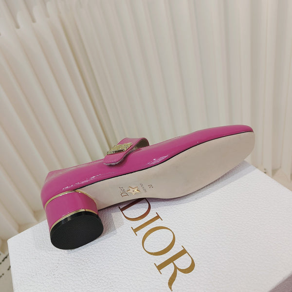 Miss Dior Pump 40mm In Deep Pink Cowhide 111346