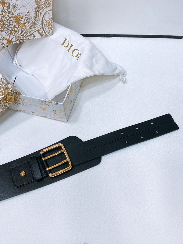cd nolita belt black lambskin gold buckle