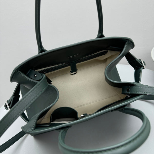 The Row Margaux 12 32cm Tote Bag In Smooth Calfskin