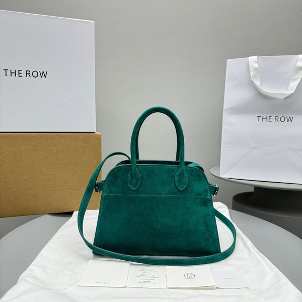 The Row Margaux 10 26cm Tote Bag In Suede