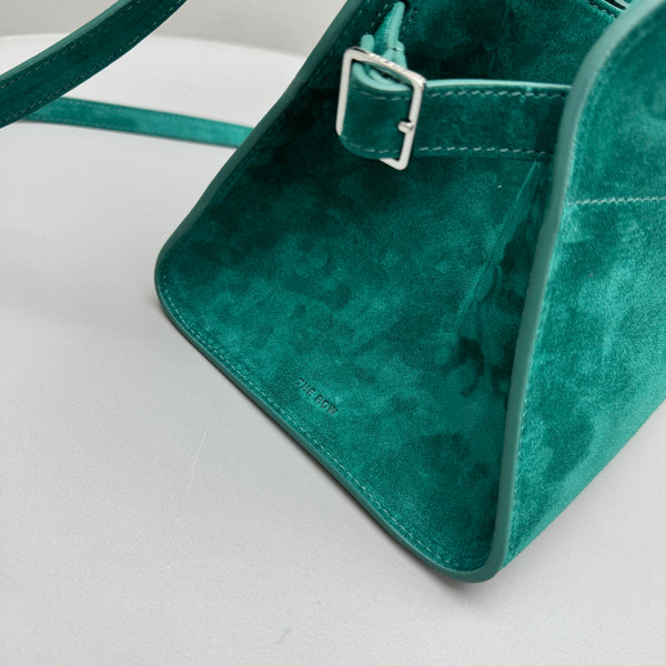 The Row Margaux 10 26cm Tote Bag In Suede