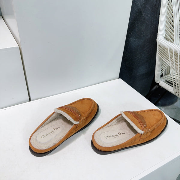 CD Boy Mule Brown Orange Suede