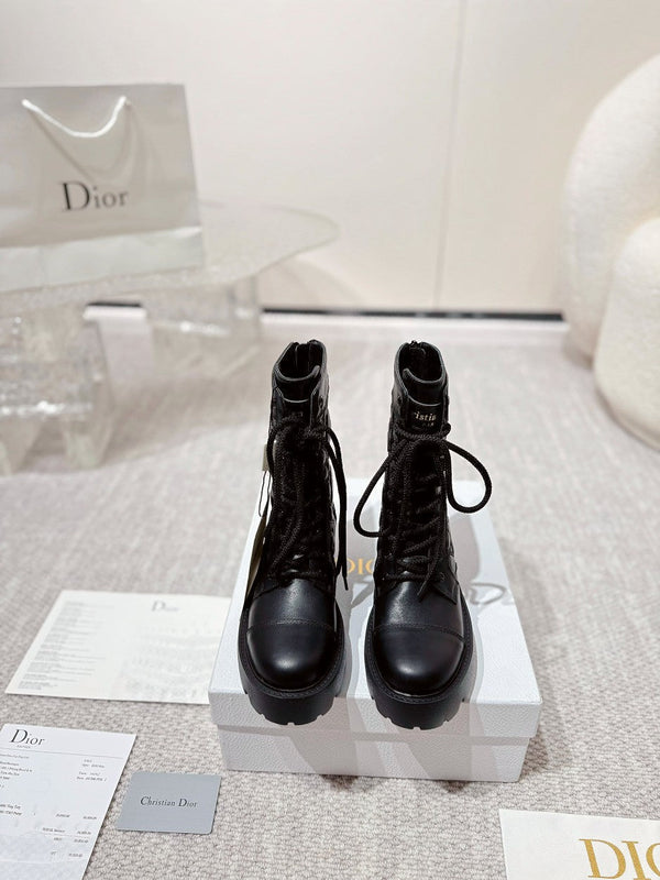 D-Unit Ankle Boot 40mm In Black Plain Calfskin 988755