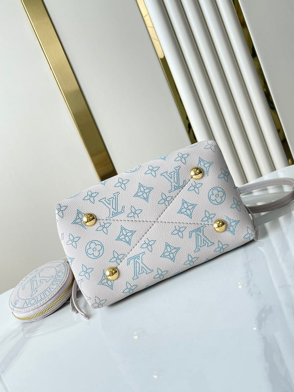 BELLA 22 IN PELLE DI VITELLO TRAFORATA BLUME CON FERRAMENTA ORO