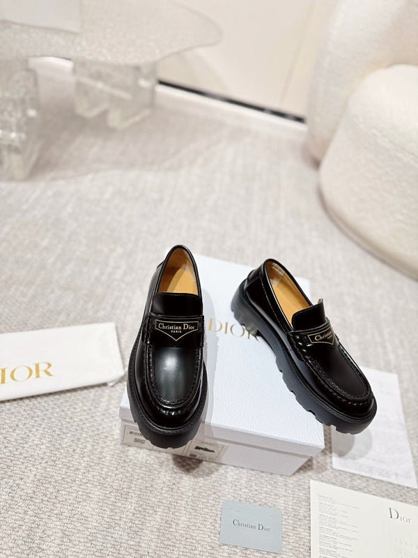 CD Boy Platform Loafer In Black Cowhide 988788