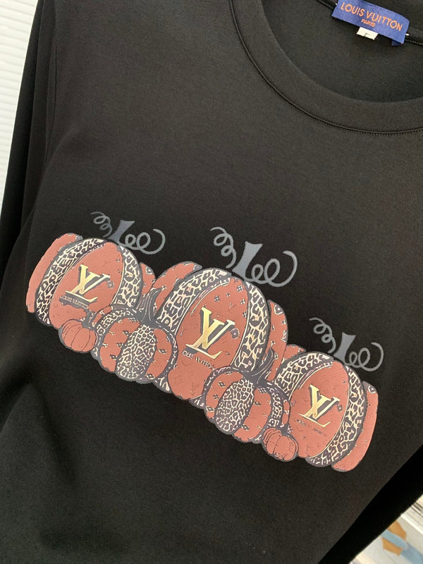 T-SHIRT MANICA LUNGA COTONE NERO 239578