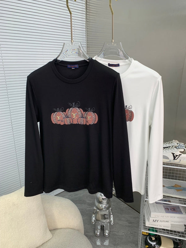 T-SHIRT MANICA LUNGA COTONE NERO 239578