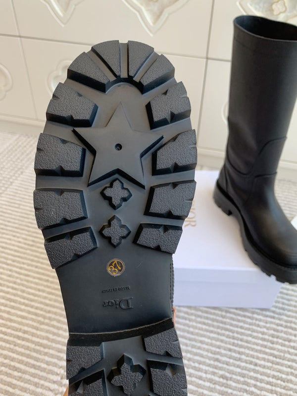 CD D-Scots Boot Black Calfskin 105126