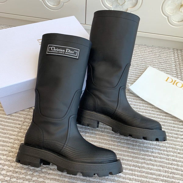 CD D-Scots Boot Black Calfskin 105126