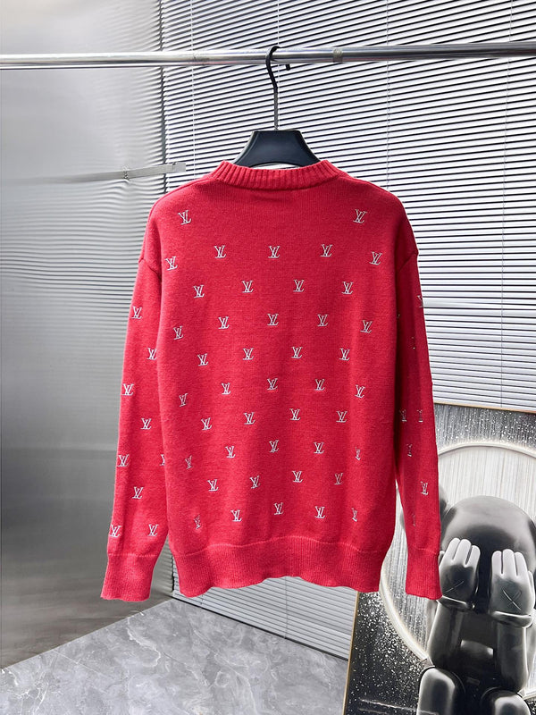 MAGLIA LV IN LANA ROSSA 238798