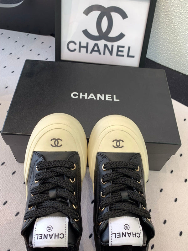 CC Sneaker 50mm In Black Cowhide 147067