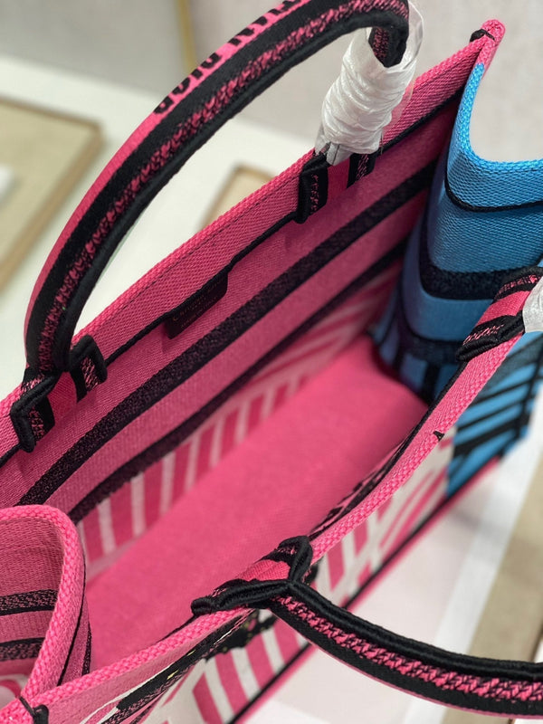 Borsa in tela con motivo a farfalla colorata, 36 cm, CD 336531