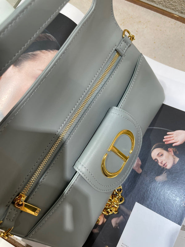 CD Diordouble Bag Blue Calfskin 336780