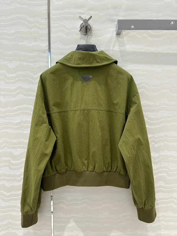 Prada 25 Jacket Green Cotton