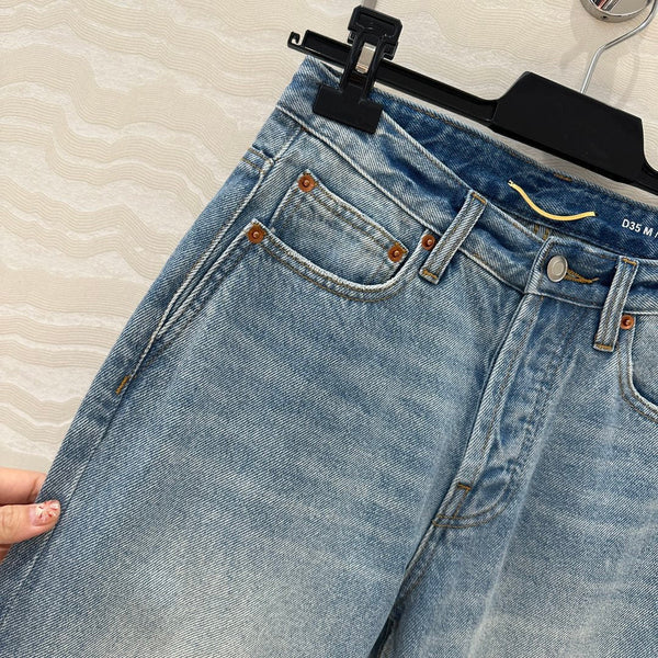 YSL Pant Light Blue Cotton