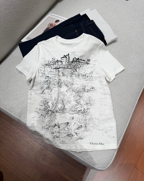 Dior 25C T-shirt White 228230