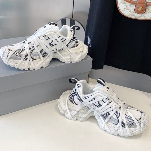 SNEAKER EXTREME LACE 3XL BIANCA E ARGENTO