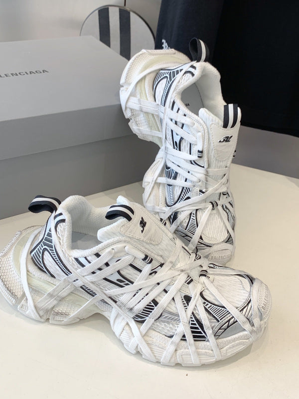 SNEAKER EXTREME LACE 3XL BIANCA E ARGENTO