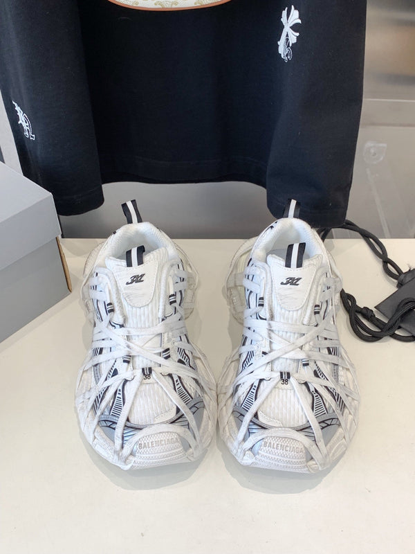 SNEAKER EXTREME LACE 3XL BIANCA E ARGENTO