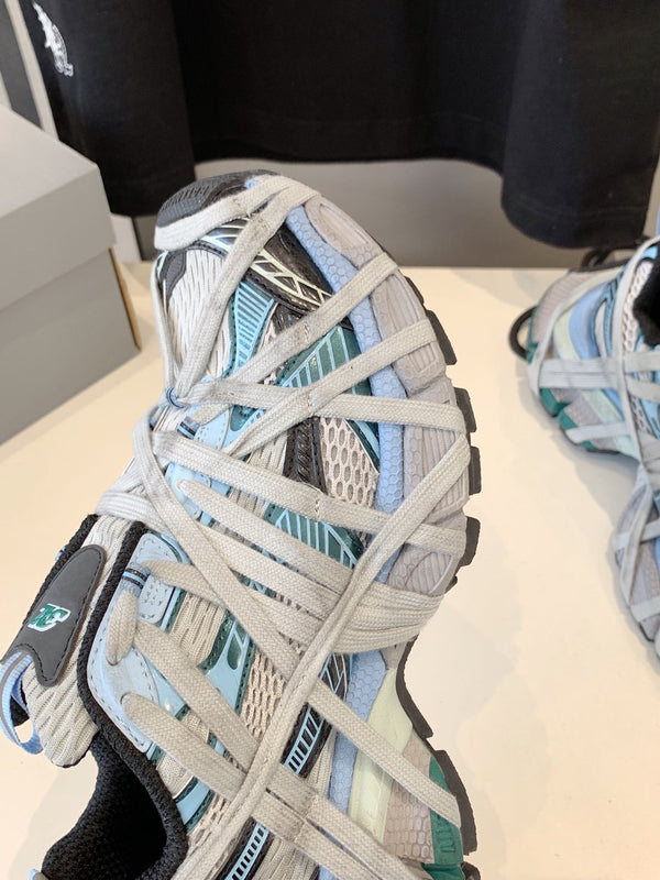 SNEAKER EXTREME LACE 3XL GRIGIA E AZZURRA