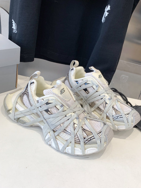 SNEAKER EXTREME LACE 3XL BEIGE E GRIGIA