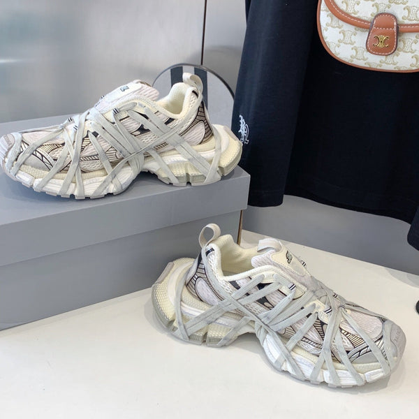 SNEAKER EXTREME LACE 3XL BEIGE E GRIGIA