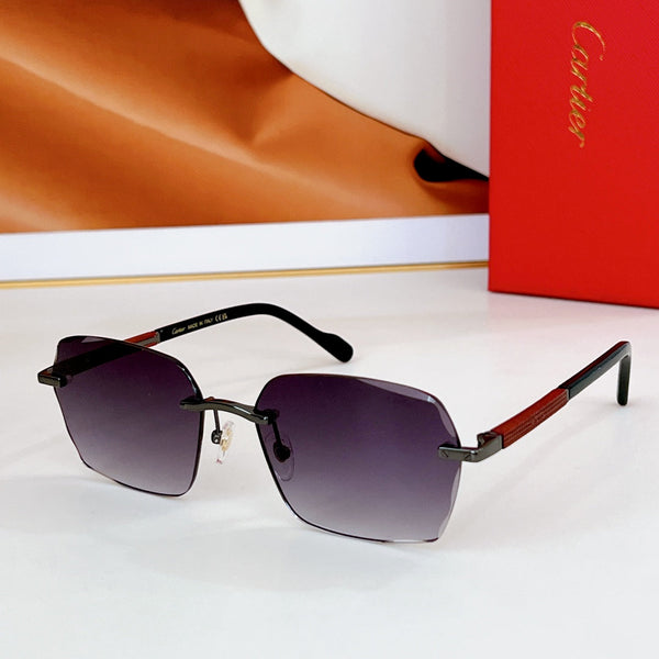 OCCHIALI DA SOLE SANTOS CON MONTATURA QUADRATA CT0483S IN METALLO