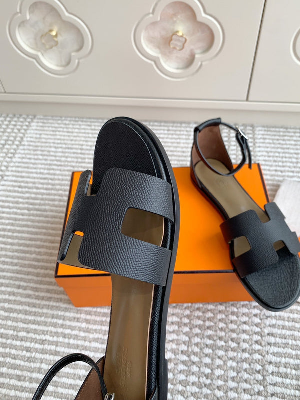 HM 25 Santorini Black Epsom Leather Etoupe Calfskin