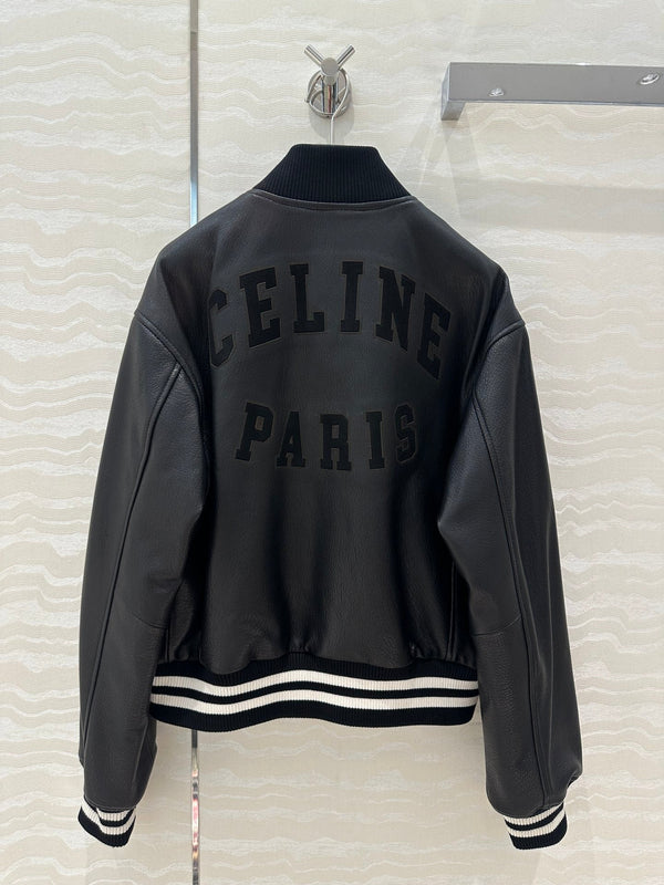 Celine Jacket Black Lambskin